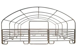 Læskur 8x8x4 m, med lukket front