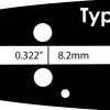 Motorsavssværd Premium Cut 13", .325", 1,3 mm