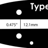 Motorsavssværd Premium Cut 16", .325", 1,6 mm