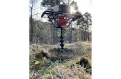 Pælebor, 52cc m/Ø 10 cm bor