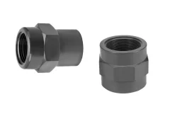 PVC-overgang, lim/gevind, 25x3/4"