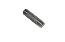 Rustfrit nippelrør, 1/4" - 10 cm