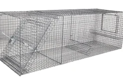 Rævefælde i galv. tråd, 146x44x46 cm