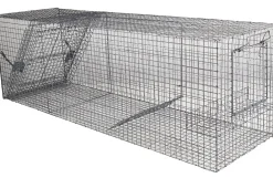 Rævefælde i galv. tråd, 146x44x46 cm