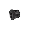 Sort nippelmuffe, 3/4" - 1/2"