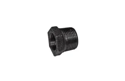 Sort nippelmuffe, 3/4" - 1/2"