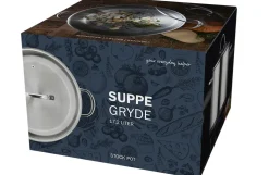 Stor gryde på 17,20 L