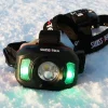 Swiss Tech LED-pandelampesæt, 250 lumen - sort