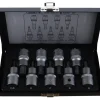 Tecos torx topsæt, 1/2"