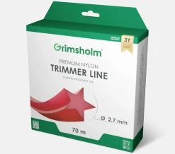 Trimmersnøre, Star, rød, 2,7 mm, 70 m