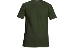 T-shirt, flaskegrøn - str. XL