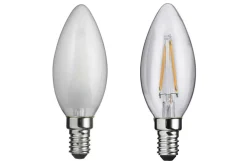 Unison Classic LED-kertepære, E14, mat - 400 lm