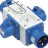 230V CEE-forgrener, 3-polet, til 3 x 230V